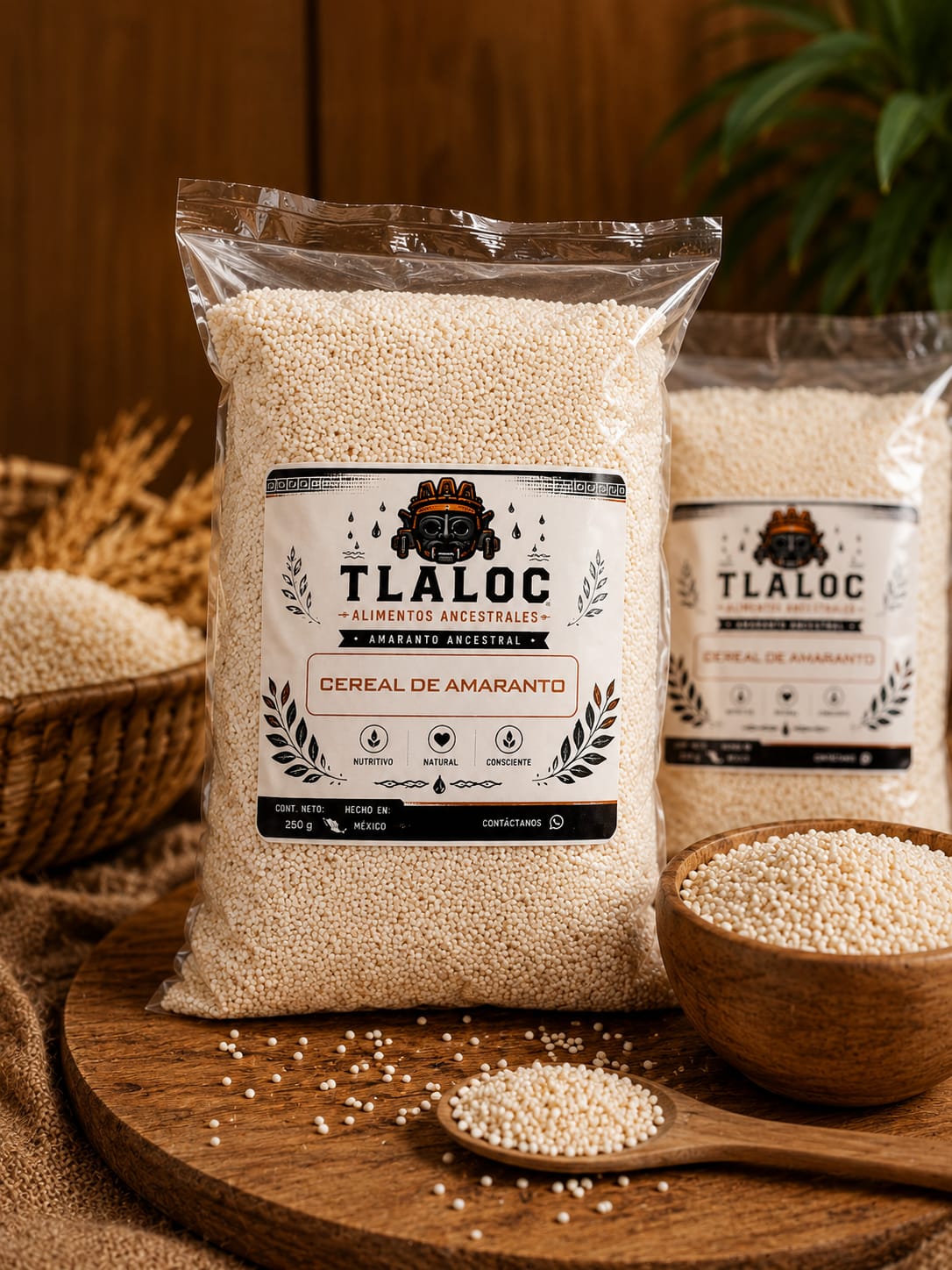 Cereal de Amaranto Tlalocalli – 1 kg | Amaranto Ancestral Mexicano